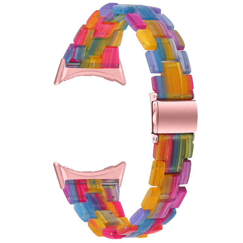 For Google Pixel Watch 2 Pixel Watch Resin Wristband Slim Replacement Bracelet Strap with Stainless Steel Buckle For Google Pixel Watch 2 Pixel Watch Resin Wristband Slim Replacement Bracelet Strap with Stainless Steel Buckle